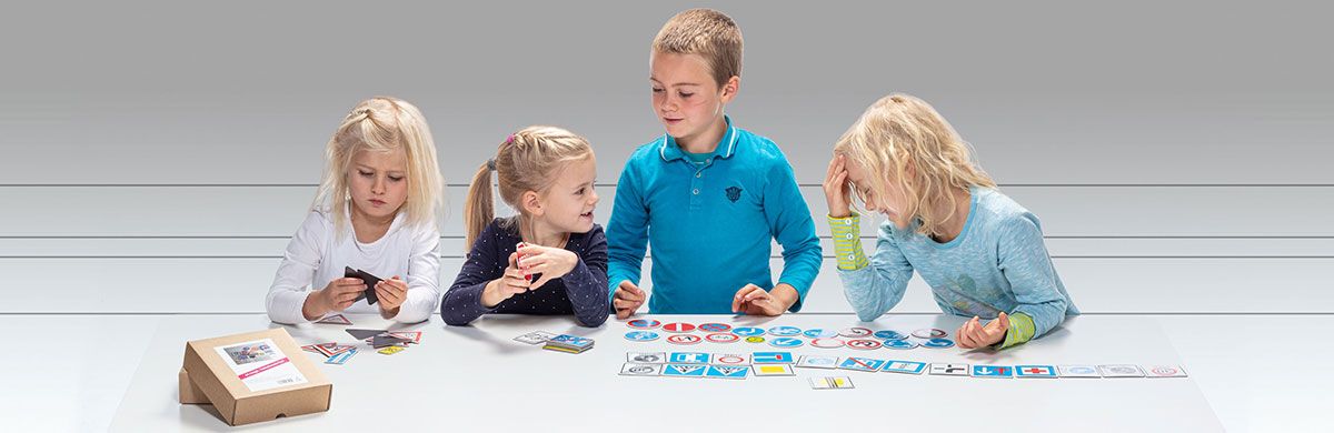 Wissner® aktiv lernen Lernspielzeug Stapelzahlen in Montessori-Farben