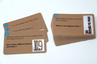Wissner® active learning - Task cards for Tower numbers (english)