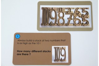 Task cards. for Tower numbers (english)