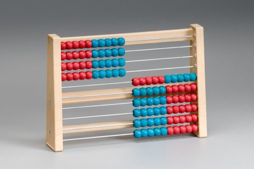 Abacus with 100 balls red / blue - Wissner® aktiv  lernen, Mathe-Lernmaterialien online kaufen