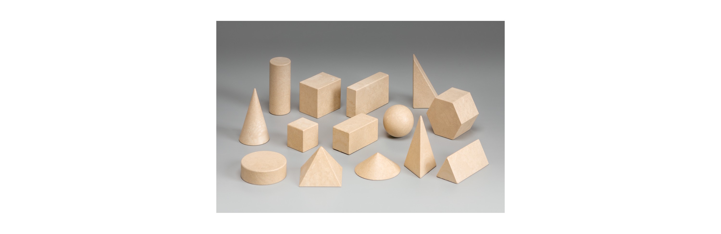 Wissner® aktiv lernen - Geometriekörpersatz (14 Stück) RE-Wood®