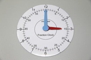 Fraction Clock. magnetic