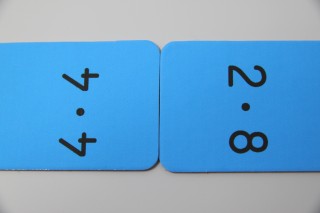 Domino Game Multiplication in the 100 number range