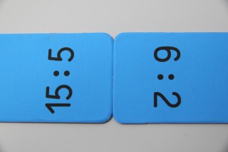 Domino Game. Division. in the 100 number range