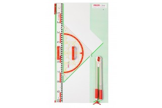 Wandtafelgerätesatz PROFI-linie I magnetisch (60 cm Geowinkel) RE-Plastic®