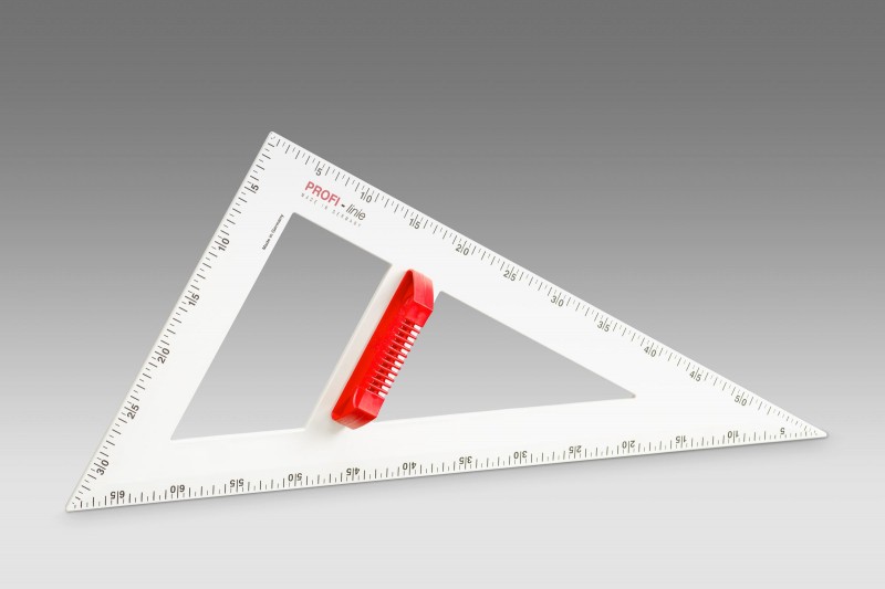 Wissner® aktiv lernen - magnetic PROFI - Set square 60° 60 cm PROFI-linie RE-Plastic®