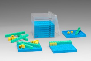 Kubikdezimeterwürfel in 3 Farben RE-Plastic®