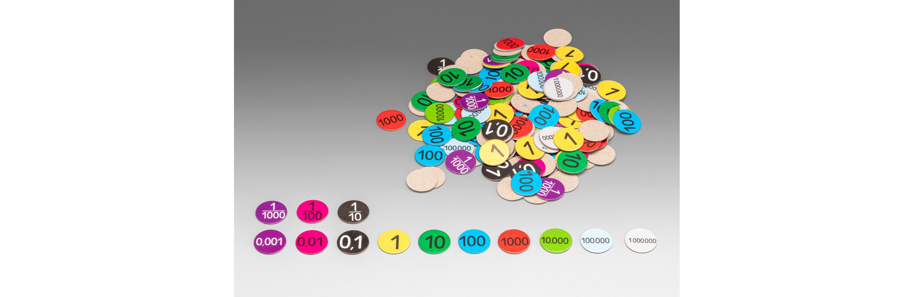 Wissner® active learning - Place Value Counters (352 pcs)