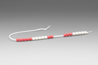 20 Arithmetic bead string. red/white