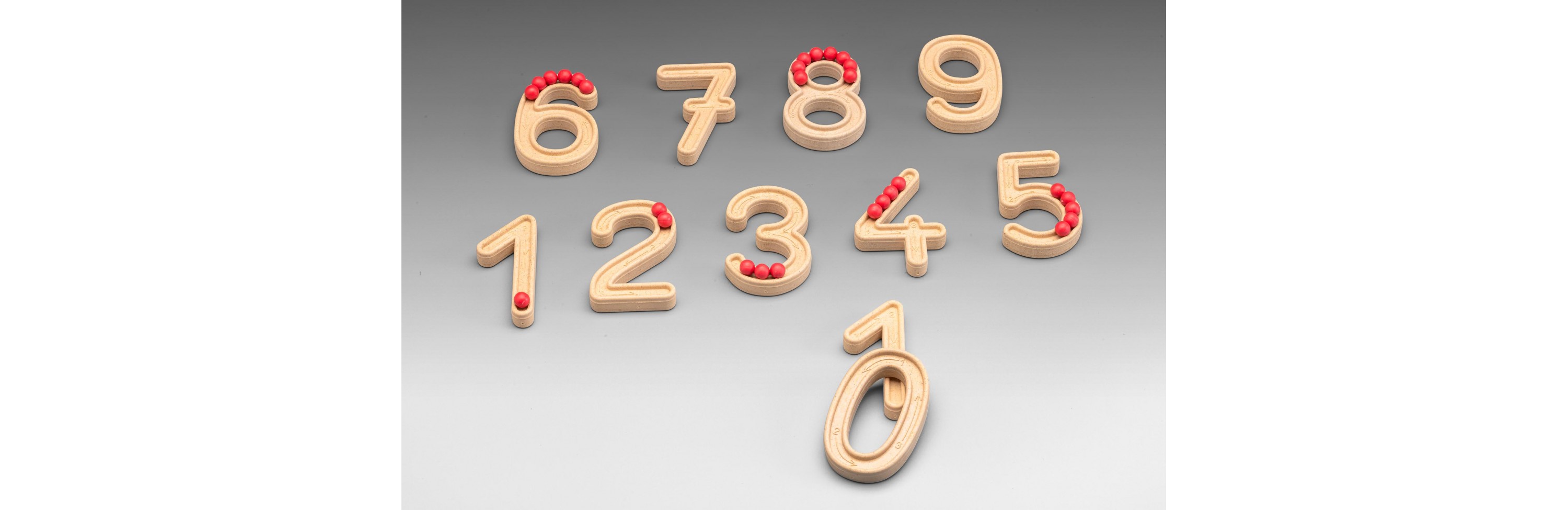 Wissner® active learning - Set of Numerals RE-Wood®