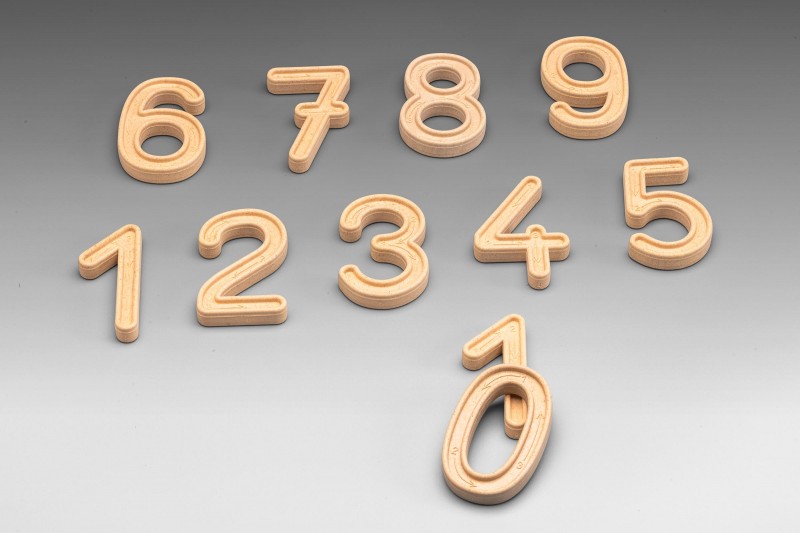 Wissner® active learning - 11 numerals RE-Wood®
