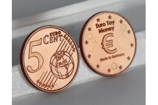 Wissner® aktiv lernen - 5 Euro-Cent (100 Stück) RE-Plastic®