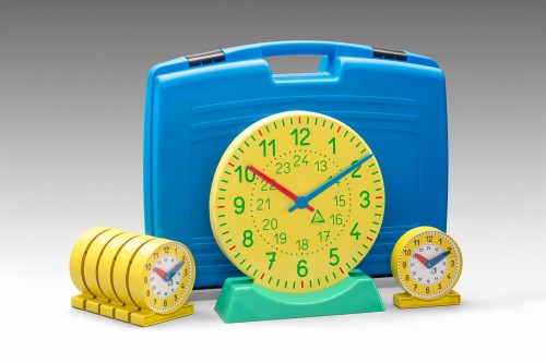 Wissner® active learning - Teaching Clock. Class Set I. (25 pcs) RE-Plastic®