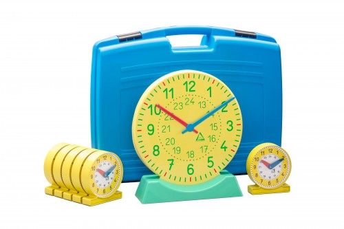 Wissner® active learning - Teaching Clock. Class Set I. (25 pcs) RE-Plastic®