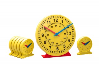Wissner® active learning - Teaching Clock Class Set III (25 pcs) RE-Plastic®