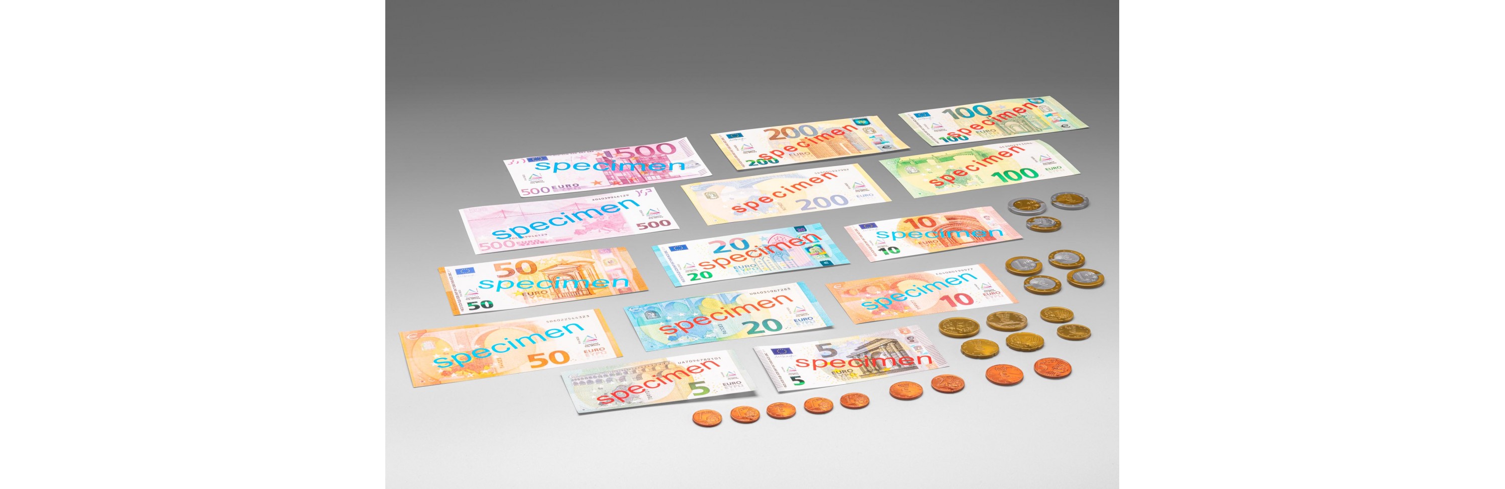 Euro Spielgeld zum Rechnen 50 Münzen aktiv lernen 