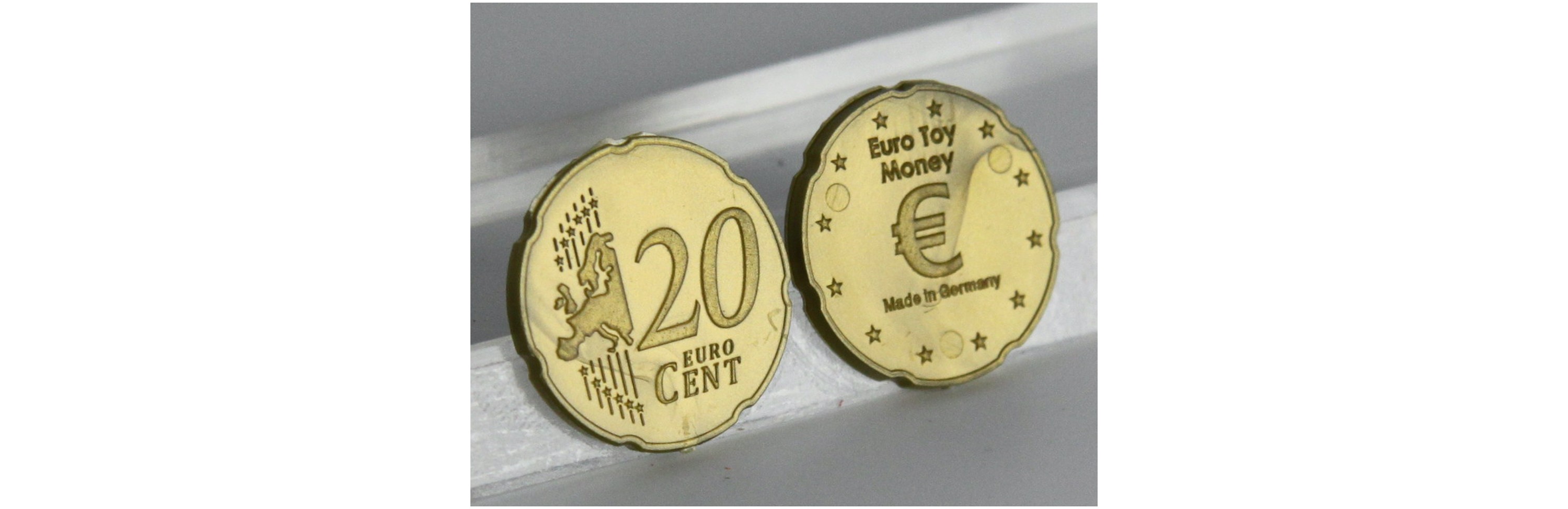 Wissner® aktiv lernen - 20 Euro-Cent (100 Stück) RE-Plastic®
