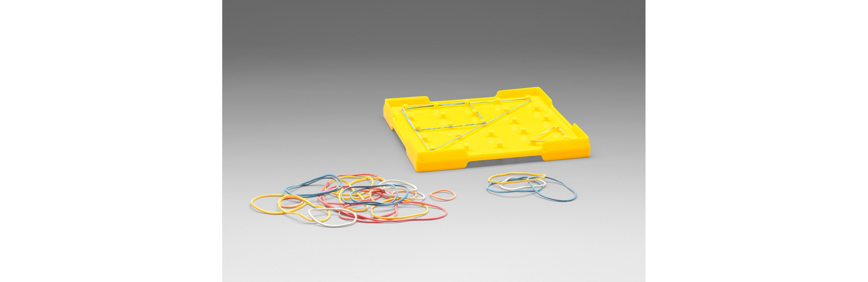 Wissner® aktiv lernen - Geometriebrett klein doppelseitig gelb RE-Plastic®
