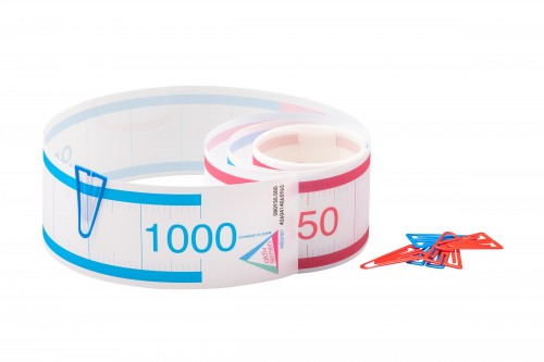 Wissner® aktiv lernen - Zahlenstrahl-Rechenband 1-1000 5m lang RE-Plastic®