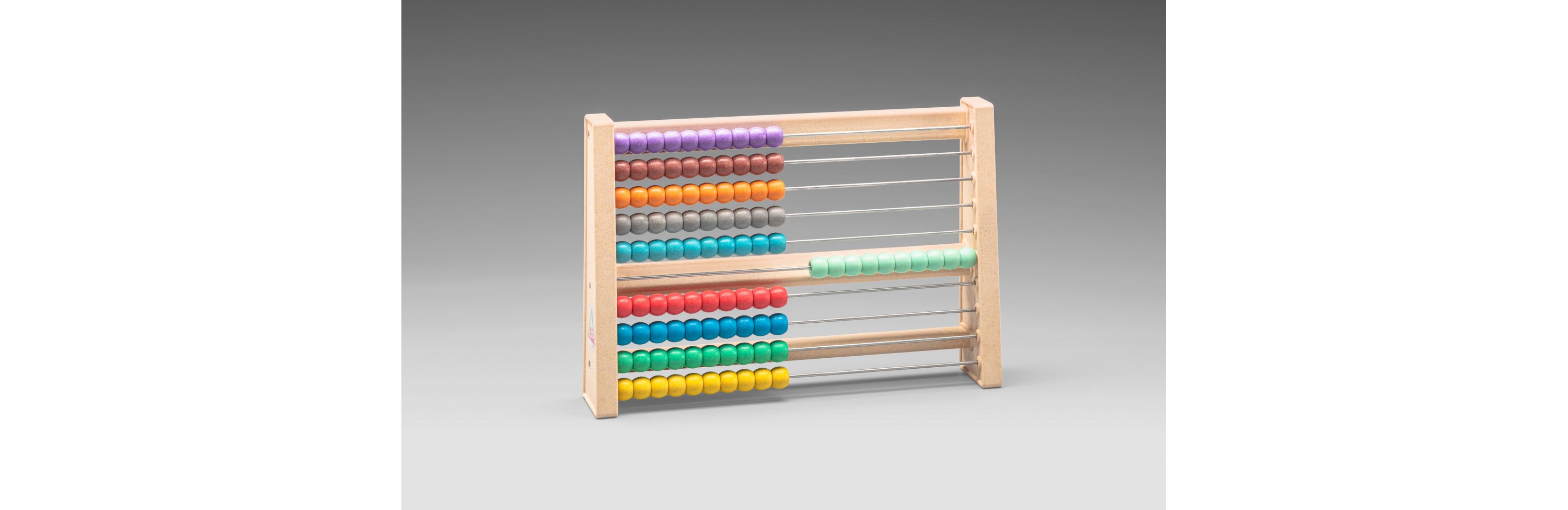Wissner® active learning - Abacus in 10 colours RE-Wood®