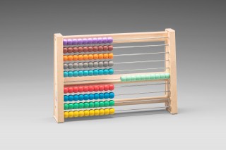 Wissner® aktiv lernen - Rechenrahmen in 10 Farben RE-Wood®