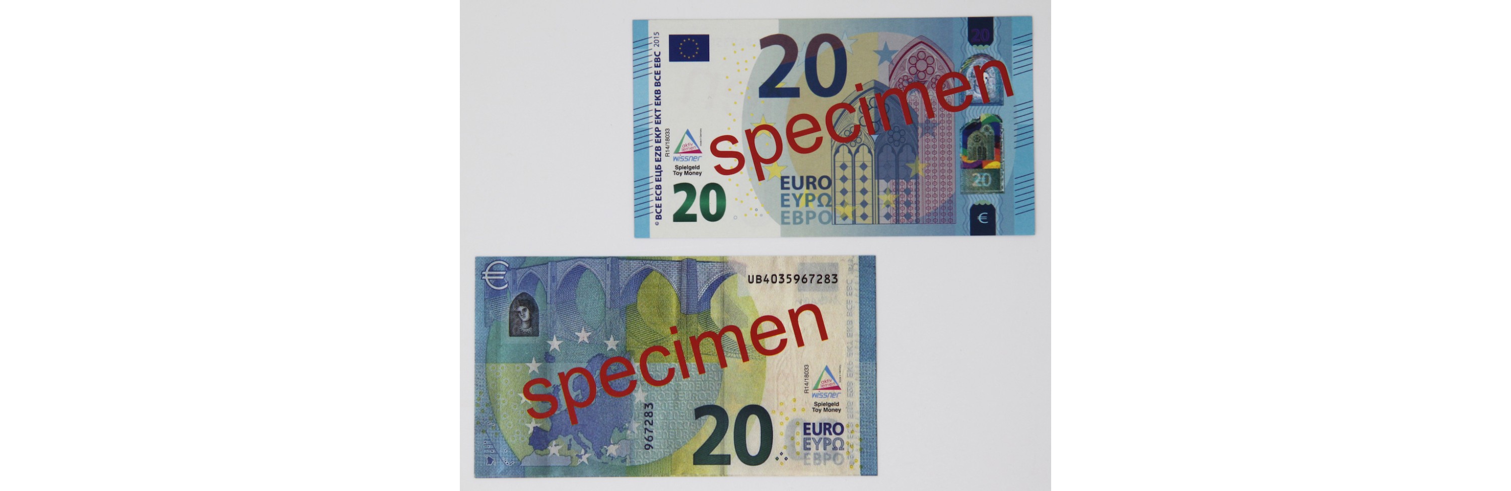 Wissner® active learning - c20 Euro - notes (100 pcs)