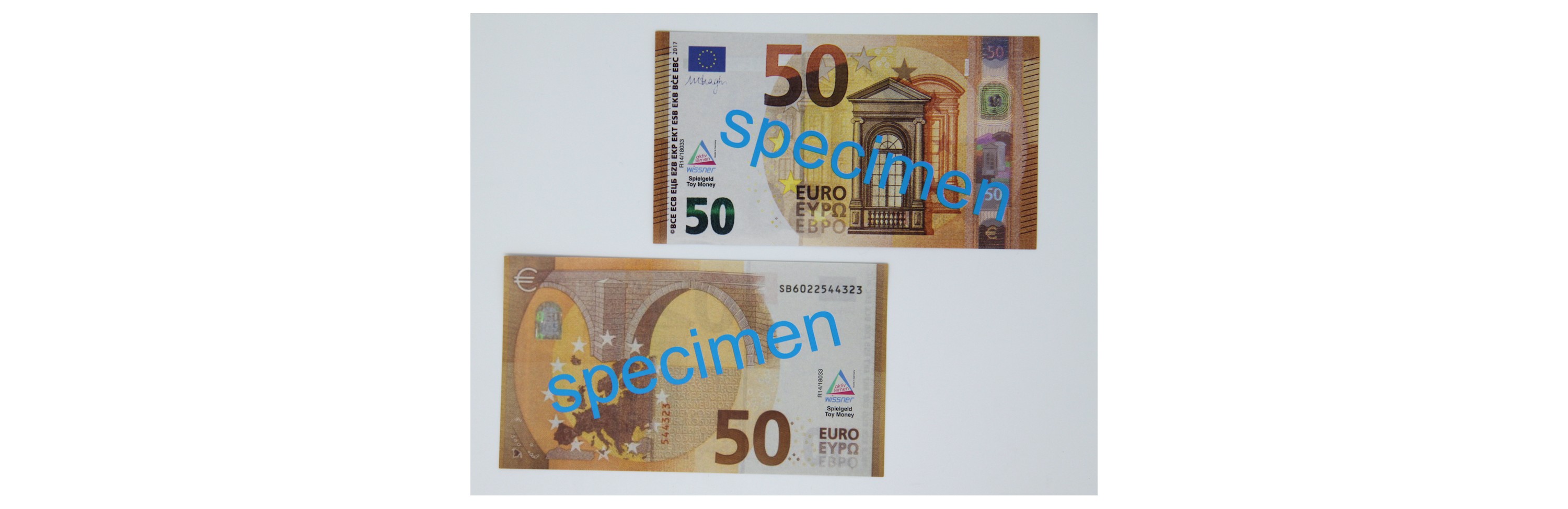 Wissner® active learning - 50 Euro - notes (100 pcs)