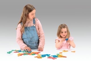 Wissner® active learning -  Pentominos  in 5 colours (60 pcs) RE-Wood®