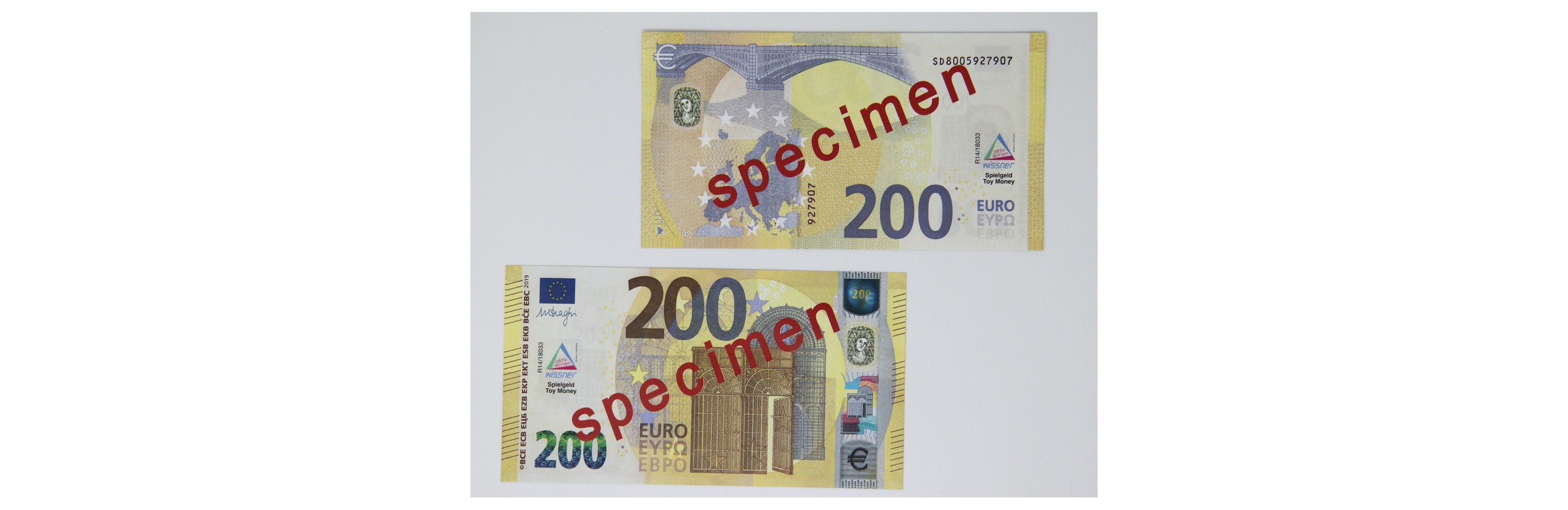 Wissner® active learning - 200 Euro - notes (100 pcs)