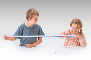 Zahlenstrahl 100er-Rechenband 1m lang RE-Plastic®