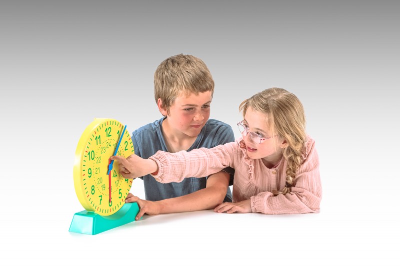 Wissner® active learning - Big Teaching Clock with stand RE-Plastic®