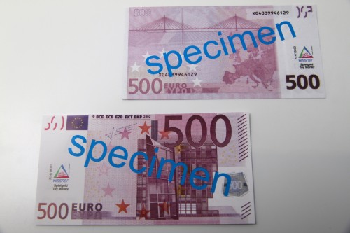 Wissner® active learning - 500 Euro - notes (100 pcs)