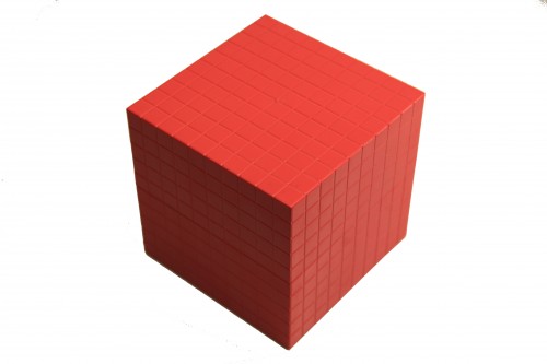 Thousand Cube 1 pcs (red) RE-Plastic®