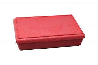 RE-Wood® Box with lid red