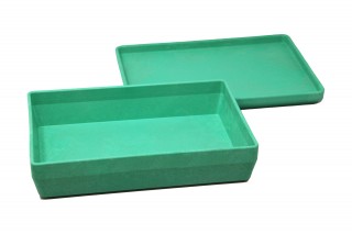 Wissner® aktiv lernen - RE-Wood® Box mit Deckel grün