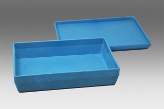 Wissner® aktiv lernen - RE-Wood® Box mit Deckel blau
