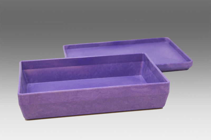 Wissner® aktiv lernen - RE-Wood® Box mit Deckel lila