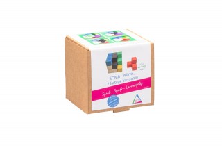 Wissner® active learning - Soma-Cube in 7 colours RE-Wood®