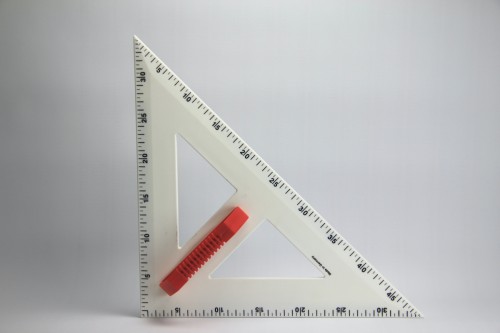 PROFI - Set square  45° 50 cm PROFI-linie