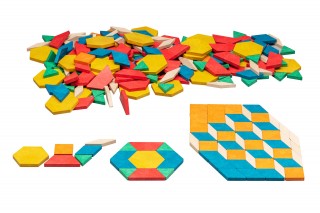 Pattern blocks. (250 pcs)