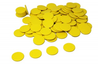 Spielchips. gelb (100 Stück)