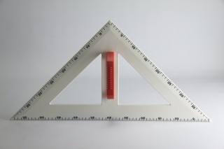 magnetic PROFI - Set square  45° 60 cm