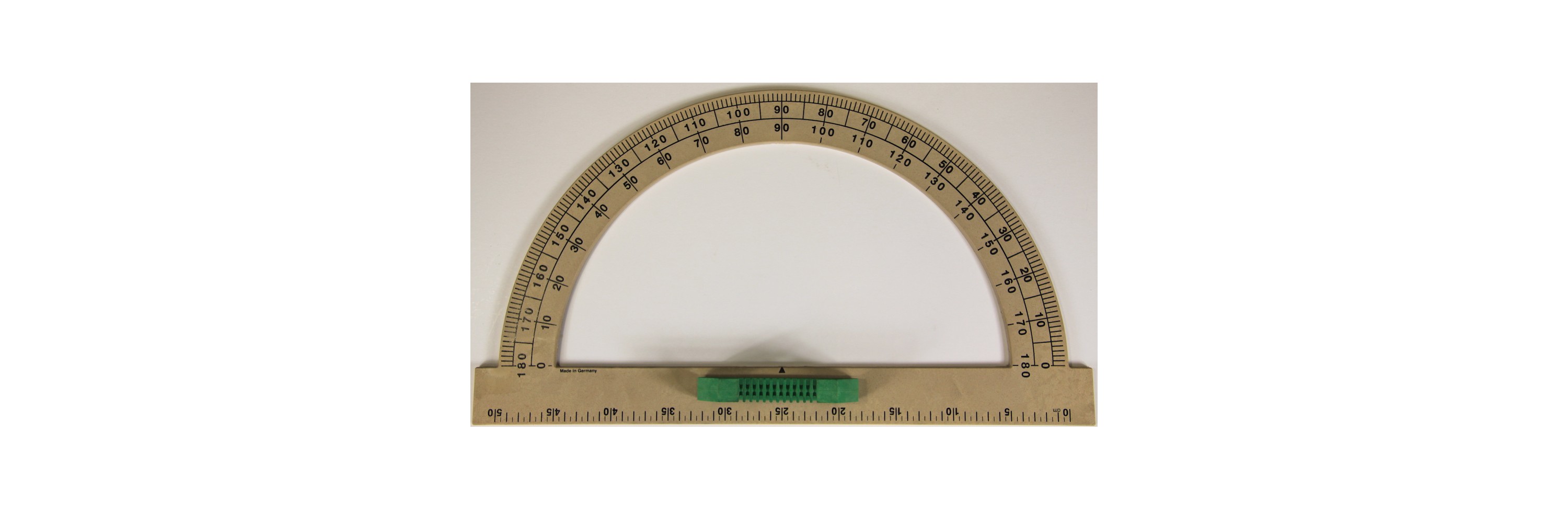 Wissner® active learning - RE-Wood® Protractor 180° 50 cm RE-Plastic®