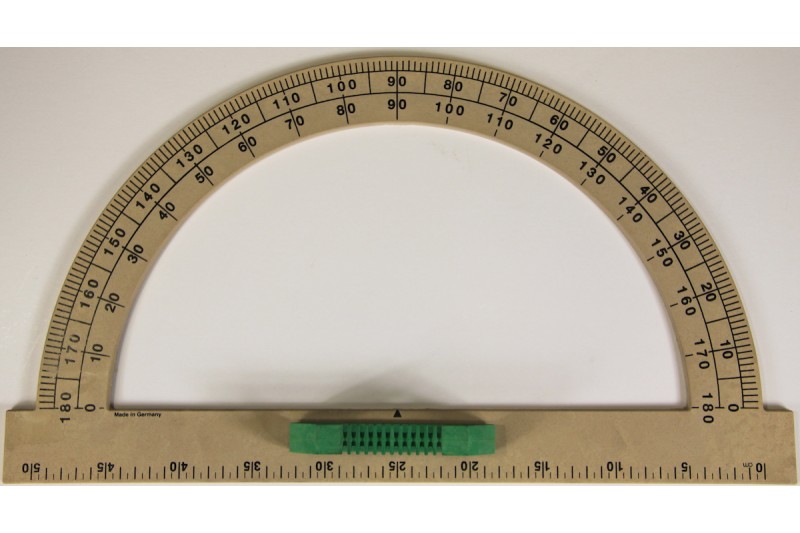 Wissner® active learning - RE-Wood® Protractor 180° 50 cm RE-Plastic®