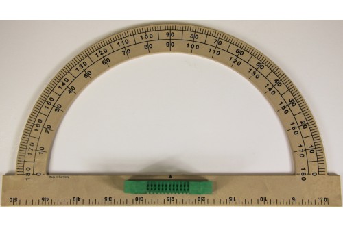 Wissner® aktiv lernen - Winkelmesser 180° 50 cm magnetisch RE-Plastic® RE-Wood®