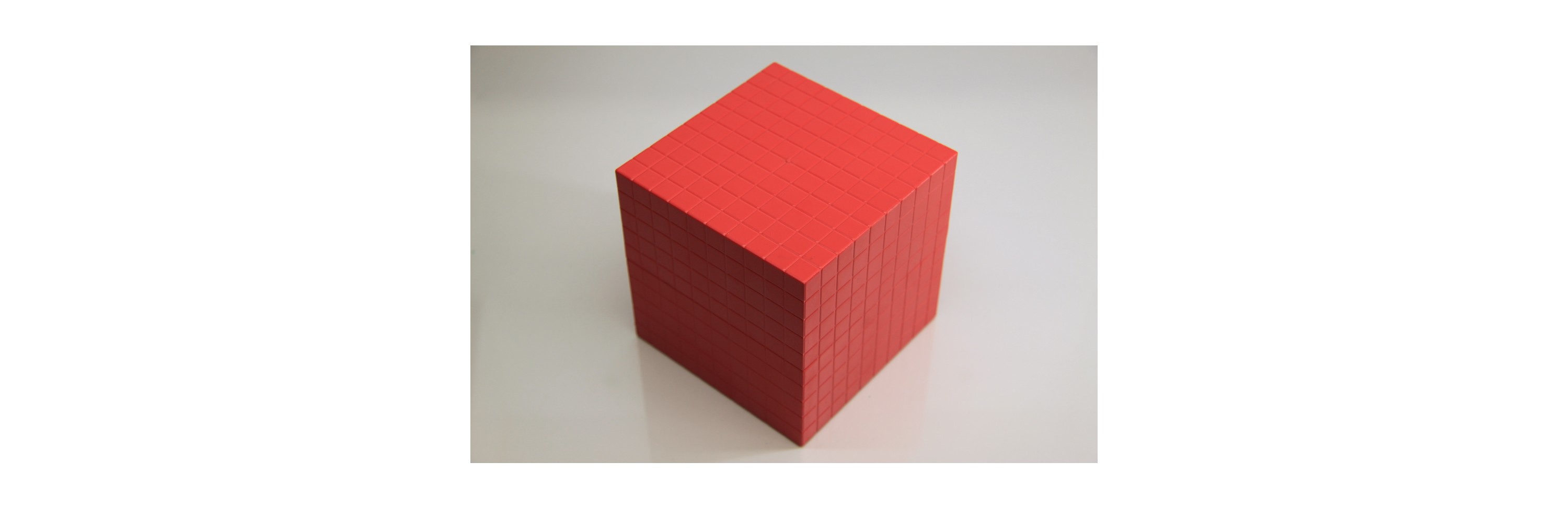 Wissner® active learning - Thousand Cube 1 pcs (red) RE-Plastic®