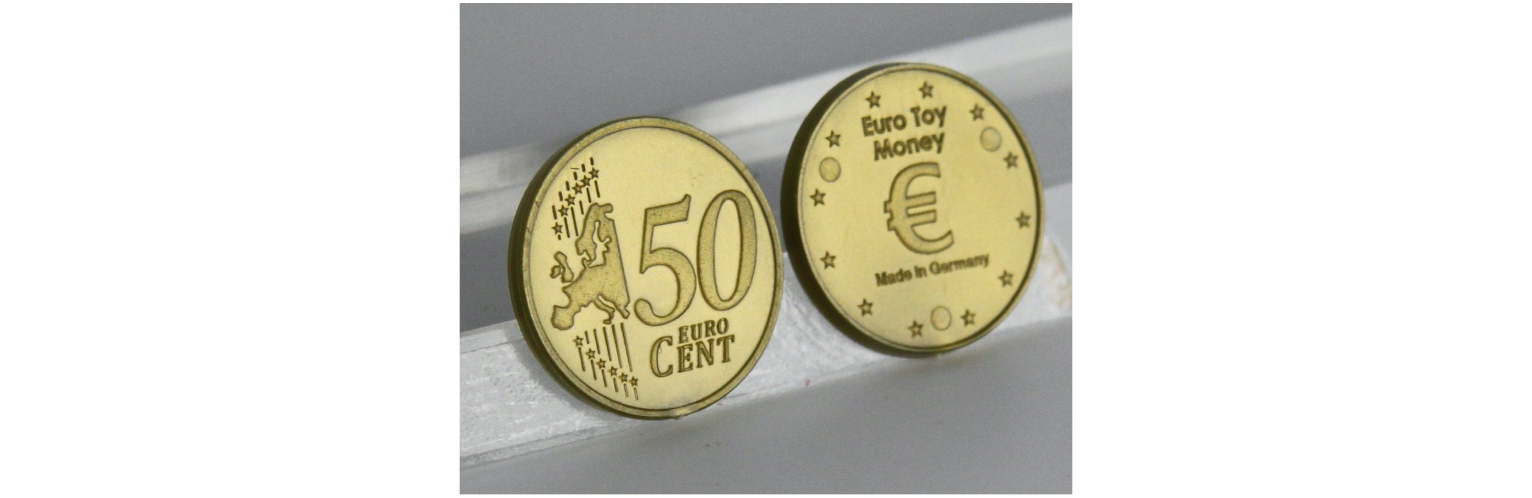 Wissner® active learning - 50 Euro - Cent (100 pcs) RE-Plastic®