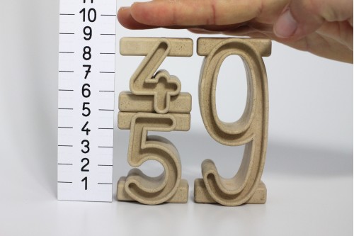 Wissner® active learning - Tower Numbers number space of 200 (68 pcs) RE-Wood®