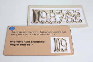 Wissner® active learning - Task cards for tower numbers (german)