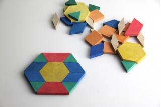 Pattern Blocks. (40 pcs)